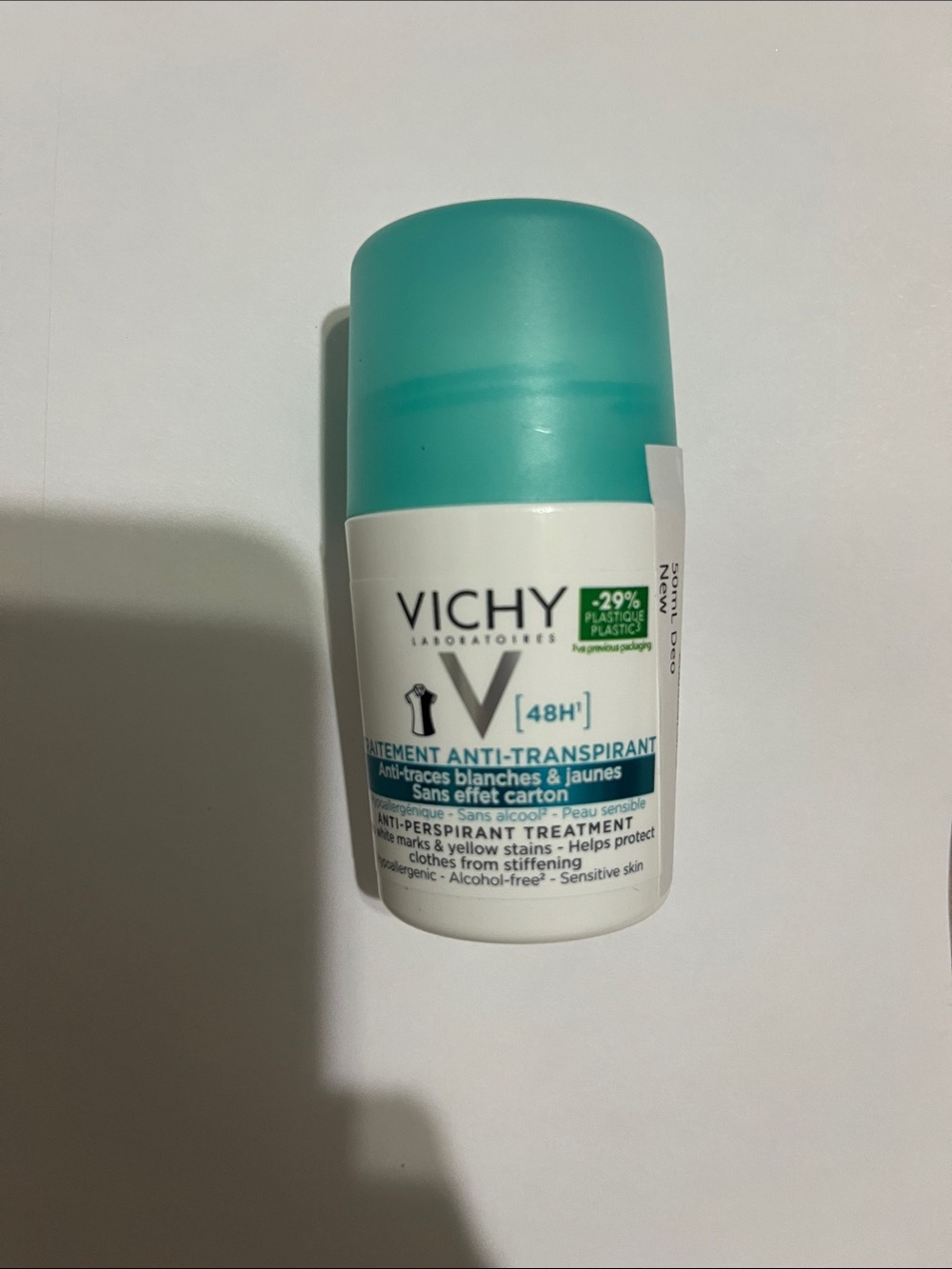 Vichy 48H Anti-Perspirant Roll-On - Aqua/Turquoise